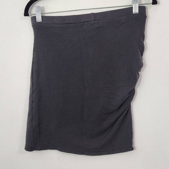 Monrow Stretch Knit Mini Skirt in Vintage Black NWT Medium Revolve Knit Skirt - Picture 4 of 7